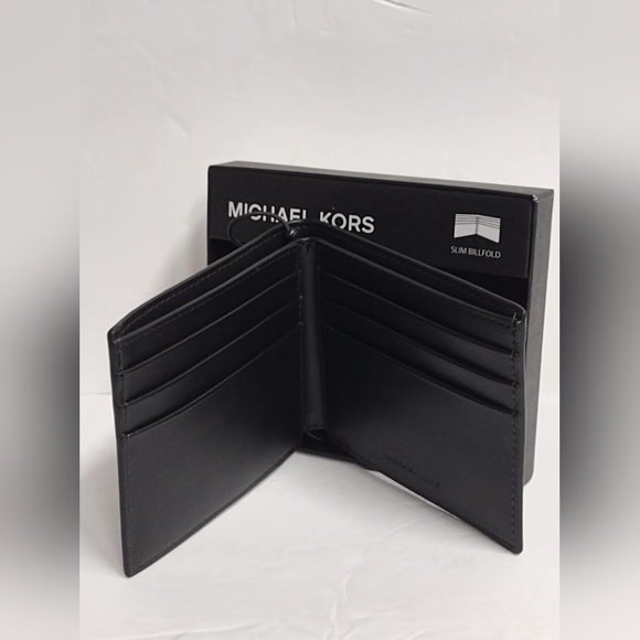 Michael Kors black leather wallet NWB 🔥 - Picture 2 of 5